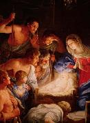 Guido Reni Adoration of the shepherds oil painting artist